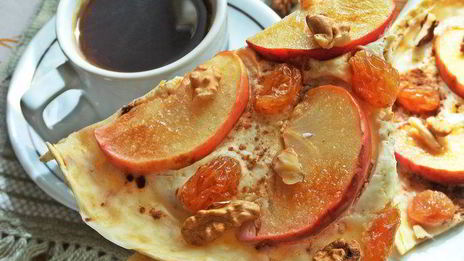 яблочная пицца