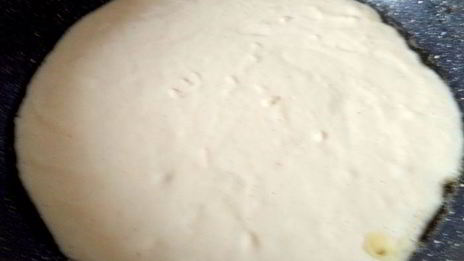 заливная пицца в сковороде