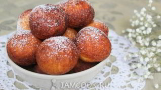 Творожные пончики