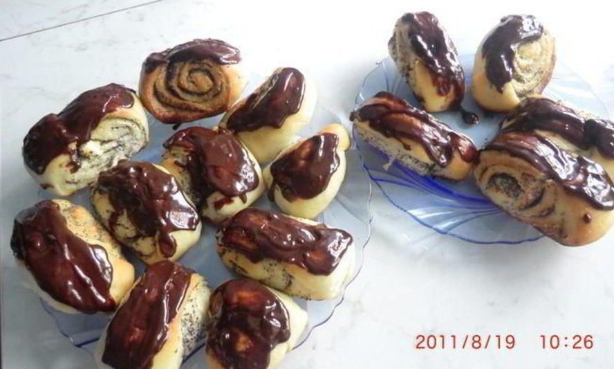 Рецепт рулетиков с маком