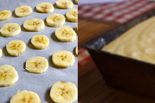 Шарлотка с бананами