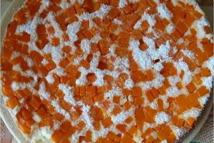 Шарлотка с тыквой