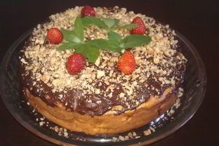 Шарлотка с яблоками