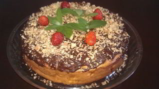 Шарлотка с яблоками