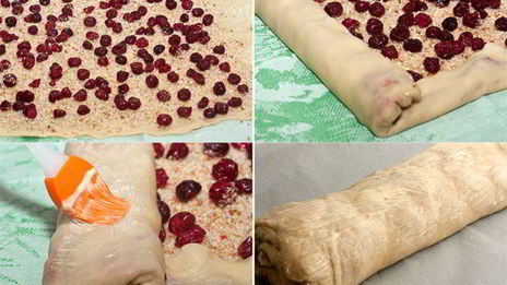 штрудель с вишней