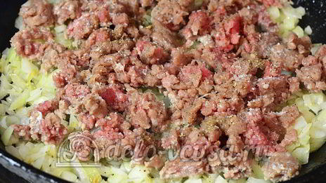 слойки с мясом