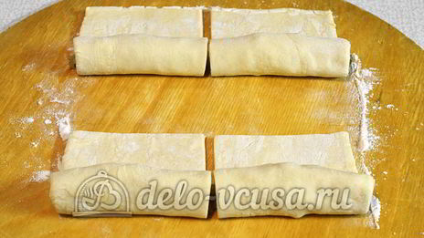 слойки с мясом