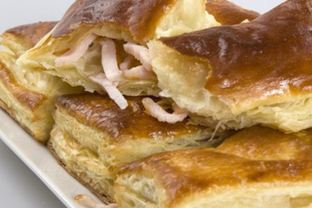 Слойки с ветчиной