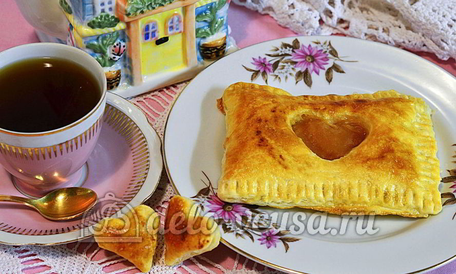 Рецепт слоек с яблочным пюре