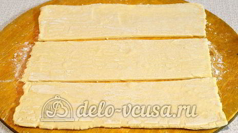 слойки с яблочным пюре