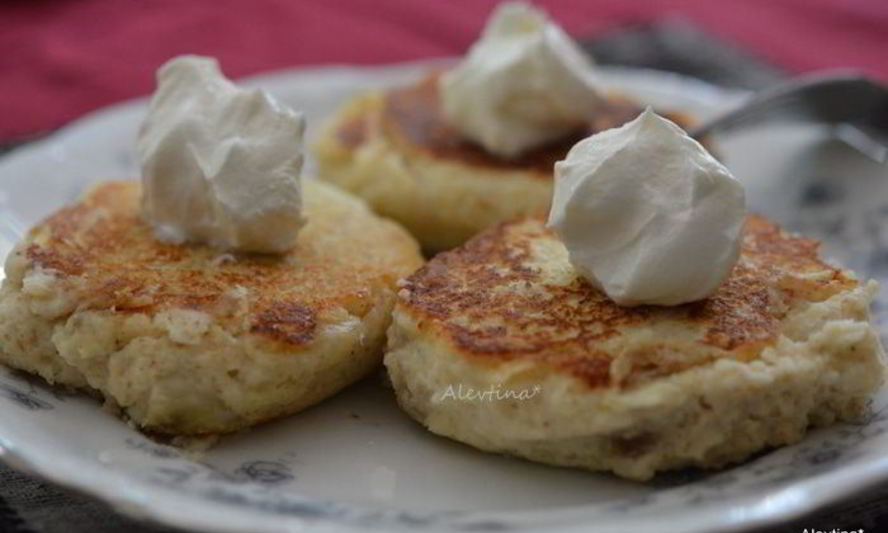 Рецепт банановых сырников на рикотте