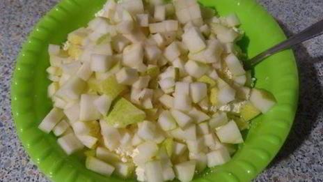 диетические сырники с грушей