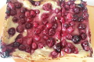 Клюквенный творожник