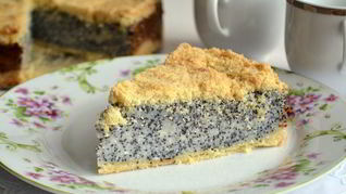 Немецкий маковый творожник