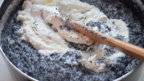 немецкий маковый творожник