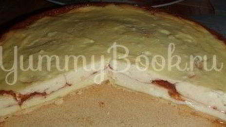 нежный сырник — суфле с клубничным вареньем