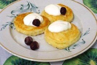 Пышные сырники из творога