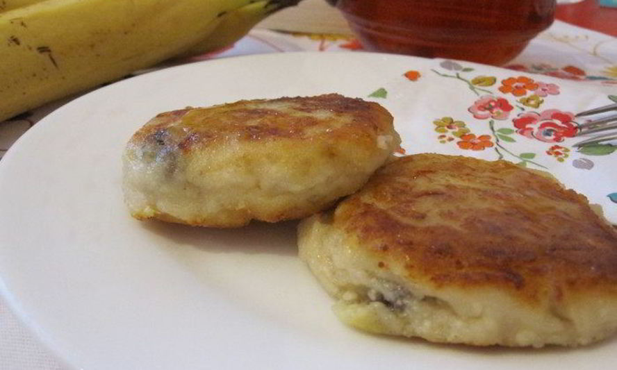 Рецепт сырников с бананом