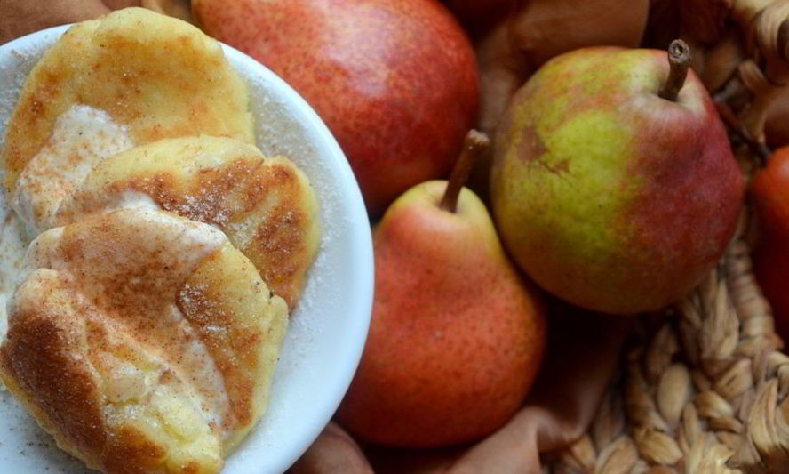 Рецепт сырников с грушей