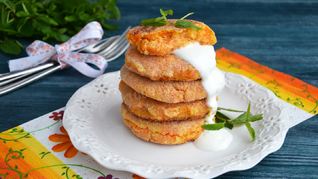 Сырники с морковью и творогом