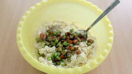 сырники с ревенем