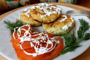 Сырники с укропом