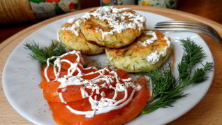 Сырники с укропом