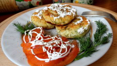 сырники с укропом
