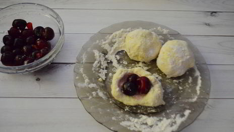 сырники с вишней