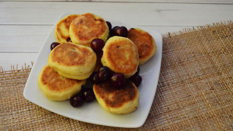 сырники с вишней