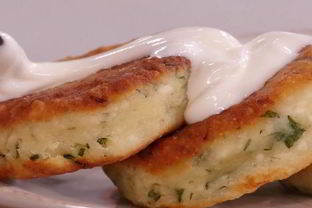 Сырники с зеленью