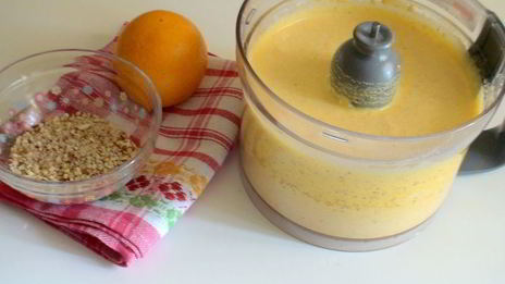 творожник джинга с апельсиново-миндальными нотками