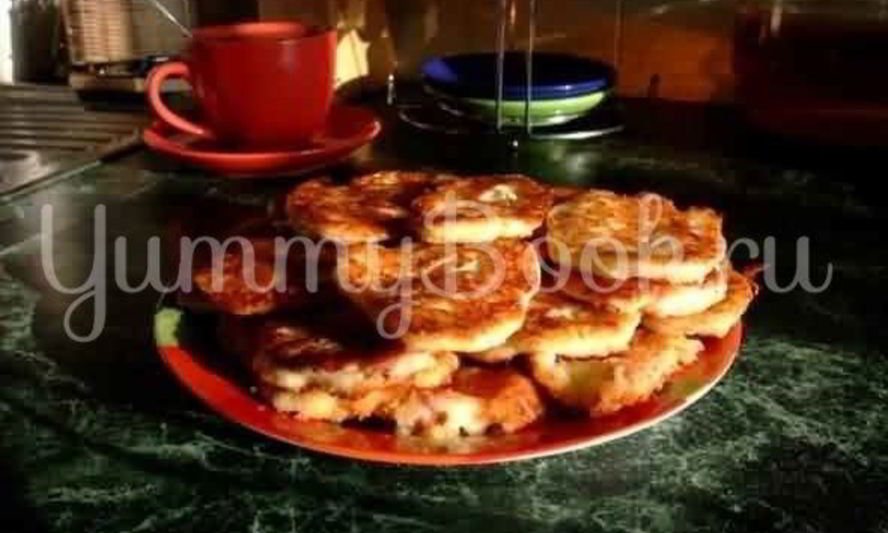 Рецепт творожников с ветчиной