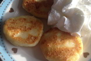 Яблочные сырники