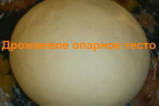 Дрожжевое опарное тесто