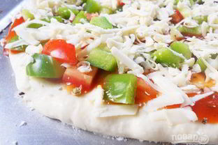 Дрожжевое тесто на пиццу