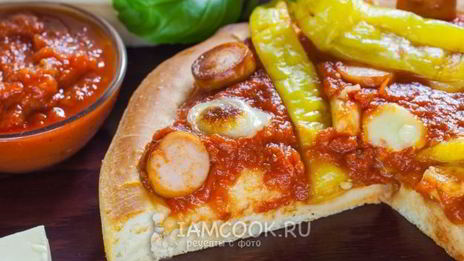 пышное дрожжевое тесто для пиццы