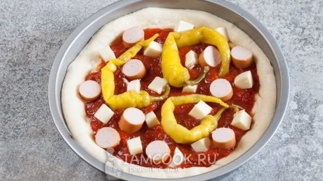 пышное дрожжевое тесто для пиццы