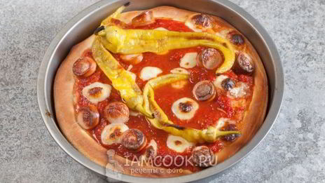 пышное дрожжевое тесто для пиццы