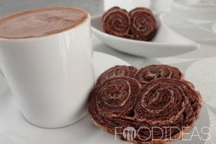 Шоколадное слоеное тесто