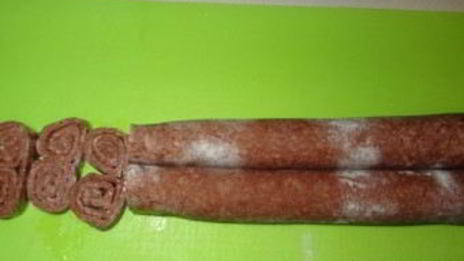 шоколадное слоеное тесто