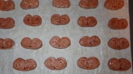 шоколадное слоеное тесто