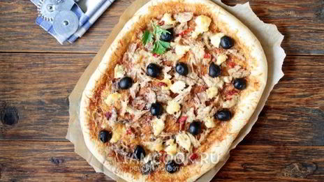 тесто для пиццы на кефире без дрожжей