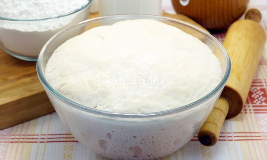Рецепт теста на кефире для пирожков