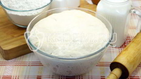 тесто на кефире для пирожков