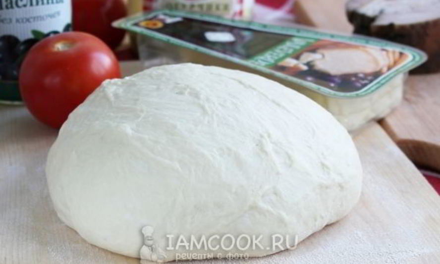 Рецепт тонкого дрожжевого теста для пиццы