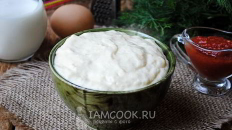 жидкое тесто для пиццы