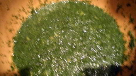 бисквитный торт с мятой и киви