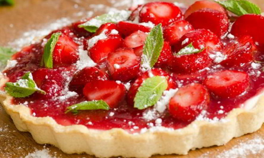 Рецепт клубничного итальянского торта