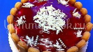 Клубничный торт с йогуртом